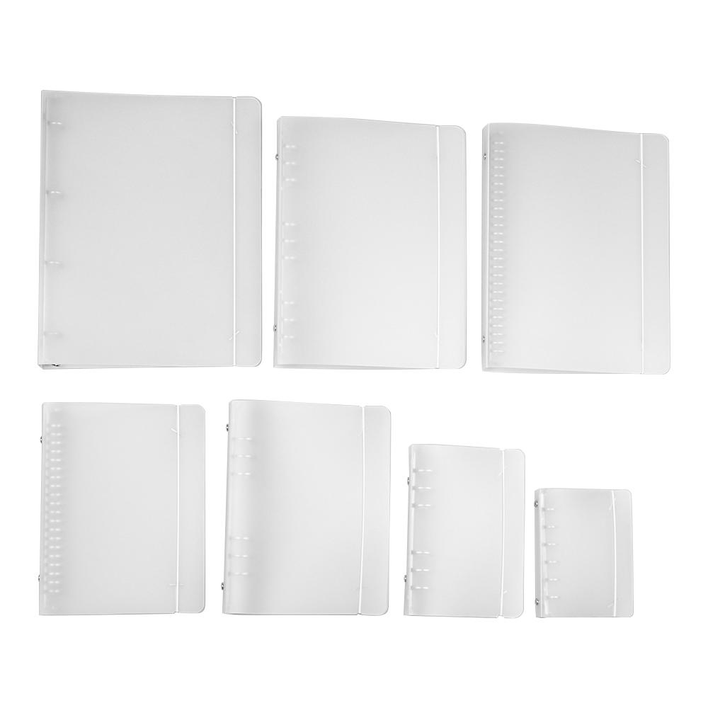 Binder A4 Lever - 무광택 투명 A4/B5/A5/A6/A7 루스 리프 노트북