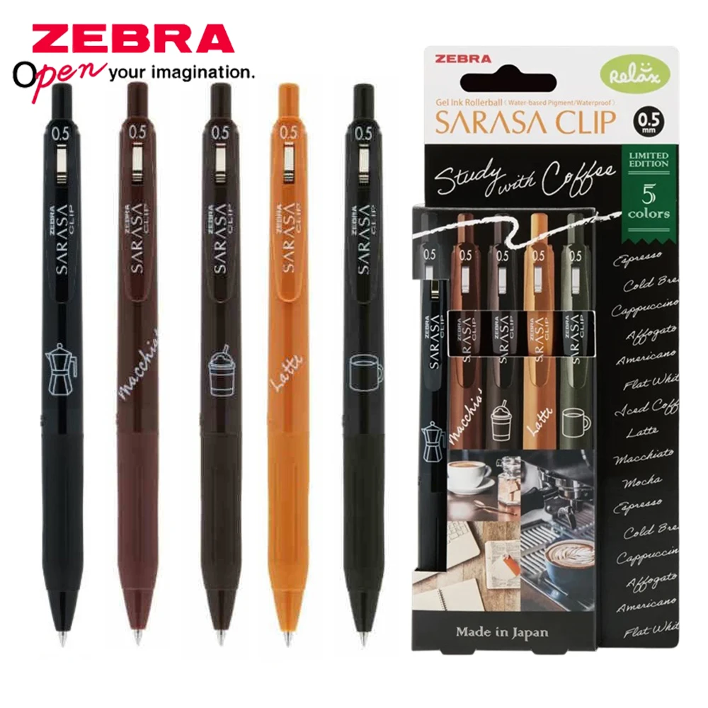 Zebra Pen Mildliner - 일본 ZEBRA 젤 펜 세트, 레트로