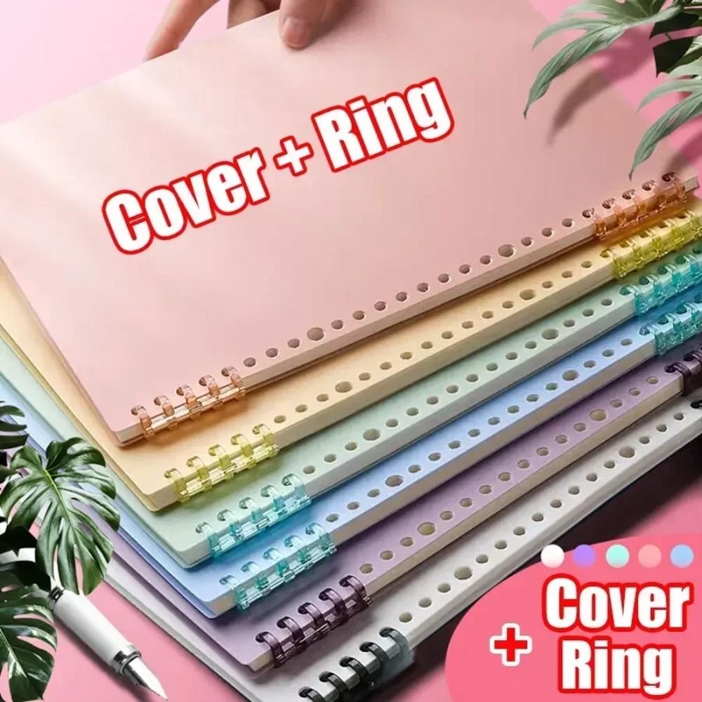 4Pcs PP 루스 리프 책 표지 다채로운 투명 DIY - Binder A4 Lever 리뷰 및 가격