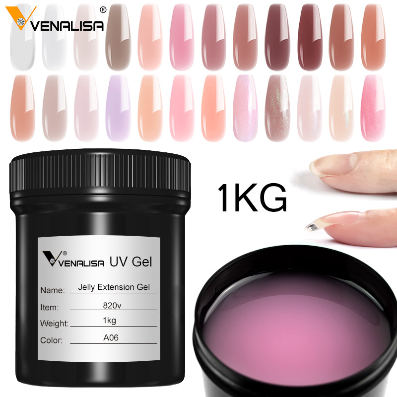 1L 베날리사 젤리 젤 네일 폴리쉬 젤리 핑크 누드 컬 - Gel Refill Pack 리뷰 및 가격
